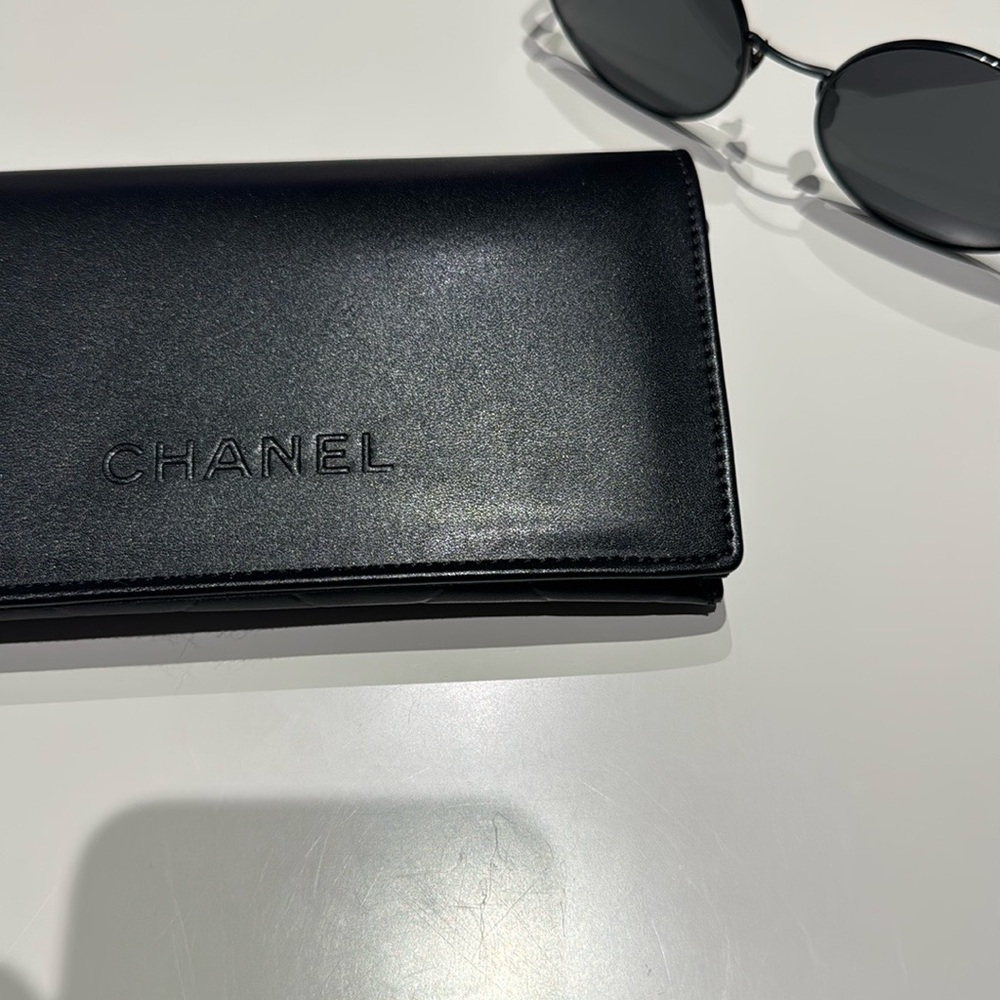 Round MATTE BLACK DARK GREY Sunglasses - Picture 5 of 17